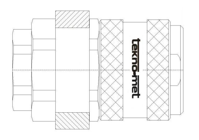 Rychlospojka do panelu s vnitřním závitem